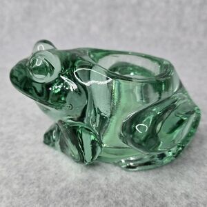 Indiana Glass Accents Vintage Indiana‎ Glass Frog Tea Light Candle Holder